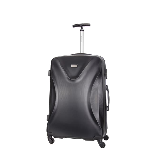 Platinium Black Athenes 4 Wheeled Suitcase 50cm