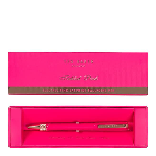 Ted Baker Electric Pink Sapphire Premium Ballpoint Pen