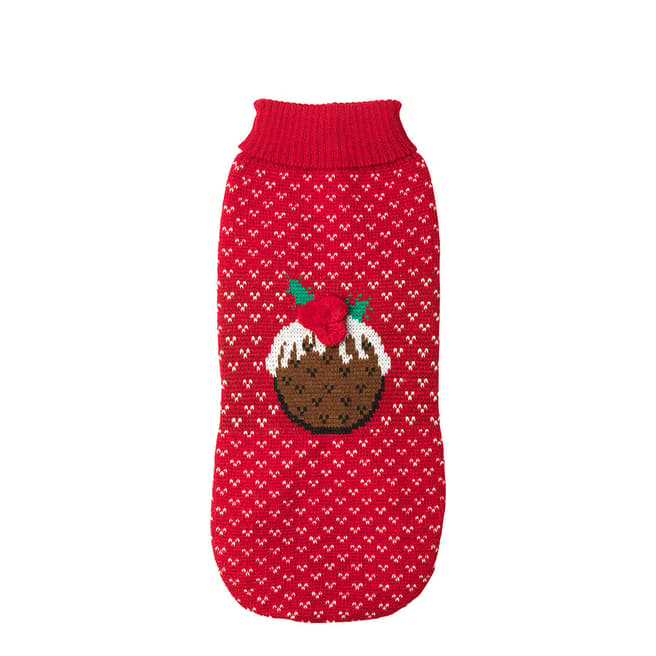House Of Paws Red M Christmas Jumper 40x20cm