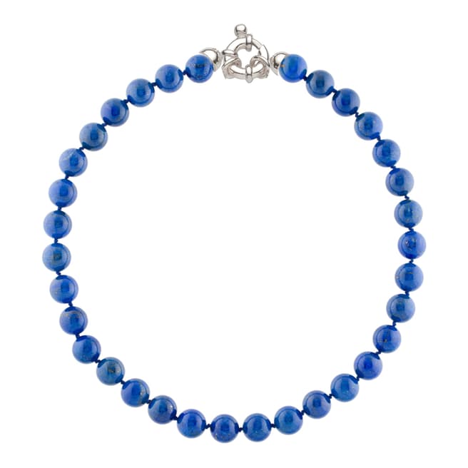 Alexa by Liv Oliver Blue Lapis Beaded Necklace