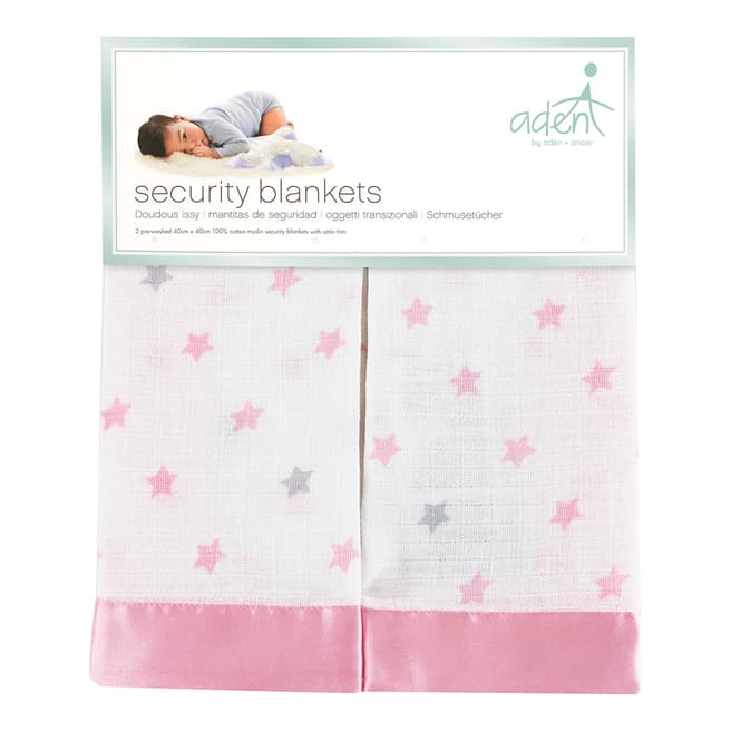 Aden & Anais Darling 2-Pack Classic Security Blanket