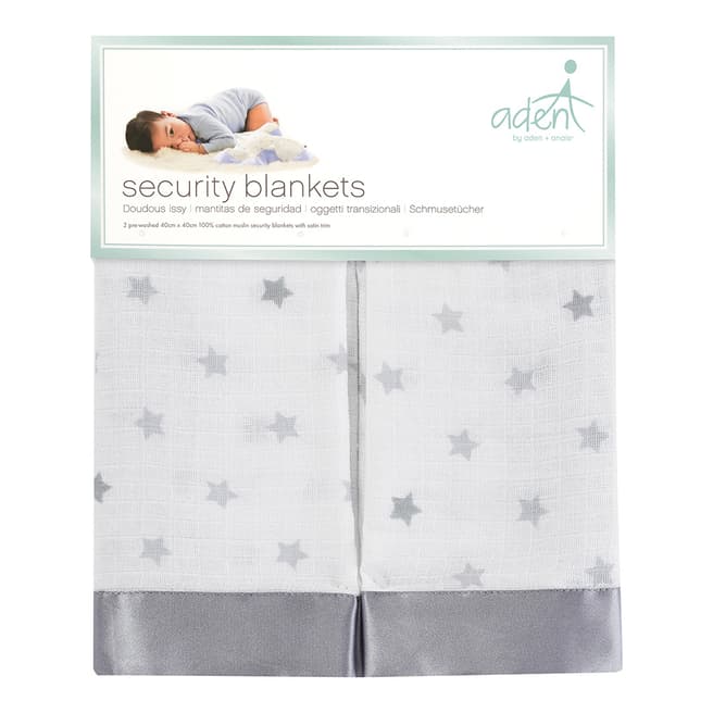 Aden & Anais Dove 2-Pack Classic Security Blanket