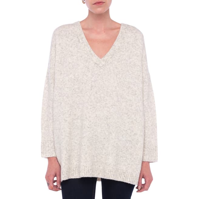 French Connection Light Oatmeal Mel Jumper