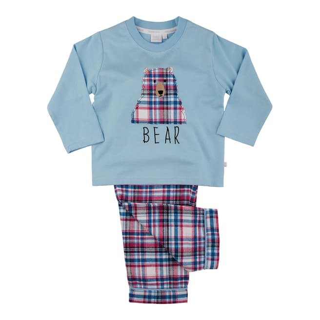 Mini Vanilla Bear / Check Lounge Pyjamas