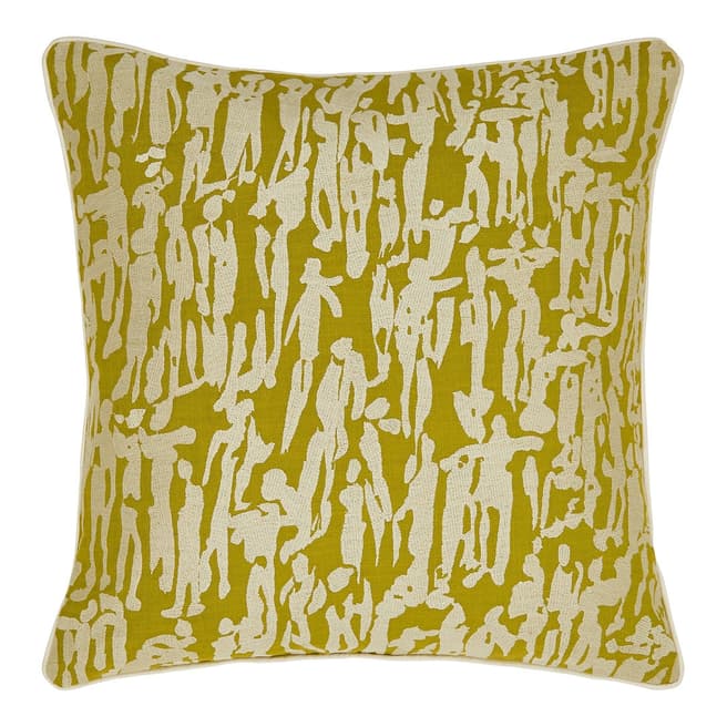 Harlequin People Cushion, Chartreuse