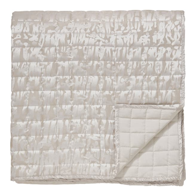 Harlequin People Quilted Throw, Linen