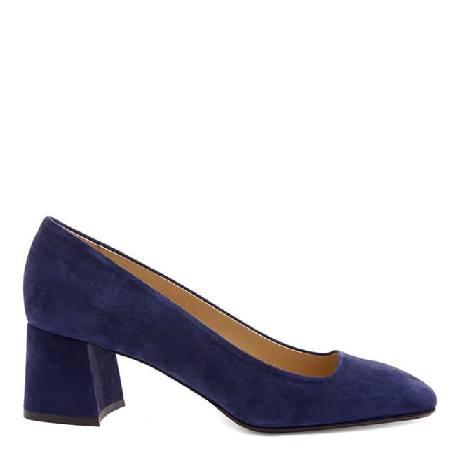Hobbs London French Blue Suede Georgia Courts