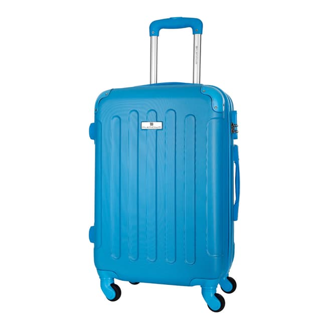 Platinium Blue Allgood 4 Wheel Suitcase 66cm