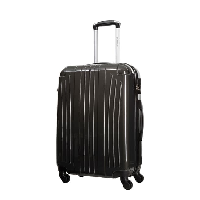 Platinium Grey Grimsby 4 Wheeled Suitcase 60cm