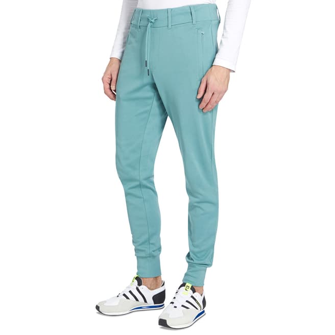 adidas Y-3 Turquoise Cuffed Sweatpants