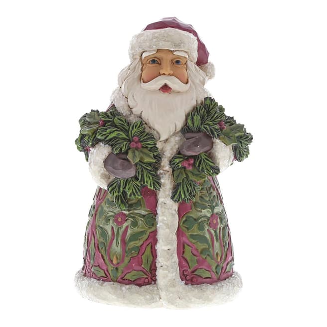 Jim Shore Santa's Coming Victorian Santa With Evergreen