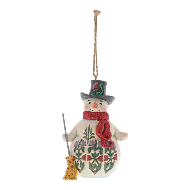 Jim Shore Wonderland Snowman Hanging Ornament