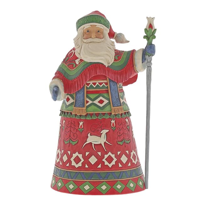 Jim Shore Nordic Noel Lapland Santa With Staff