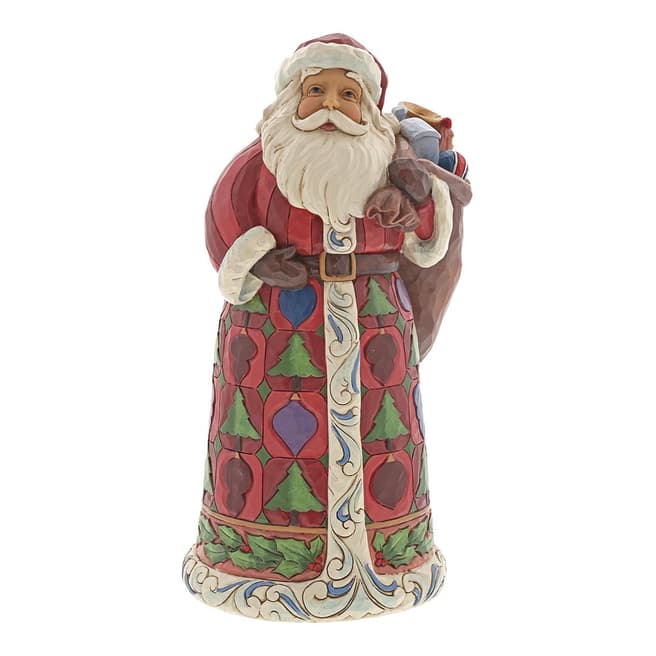 Jim Shore Surprises Await Santa With Toy Bag 
