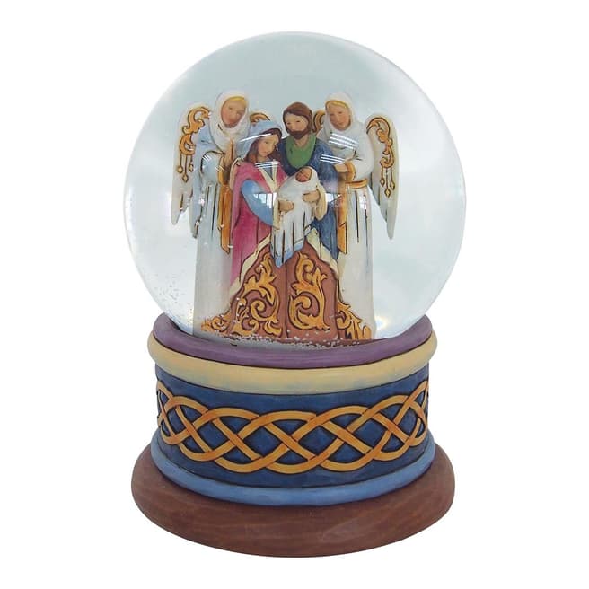 Jim Shore Behold The Good S Of Great Joys Nativity Waterball