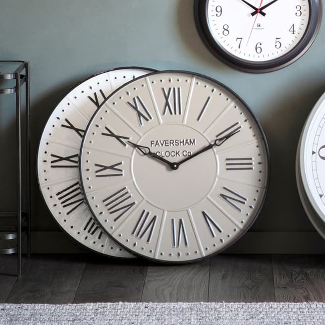 Gallery Living Grey Burnett Clock Mirage
