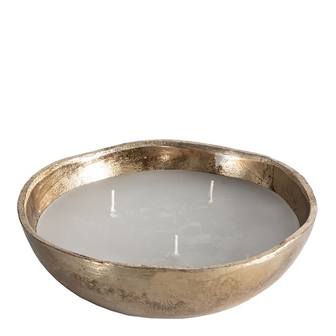 Gallery Living Gold Dollana Round Candle