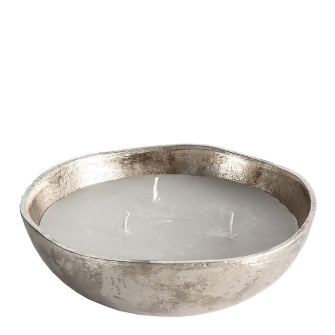 Gallery Living Silver Dollana Round Candle