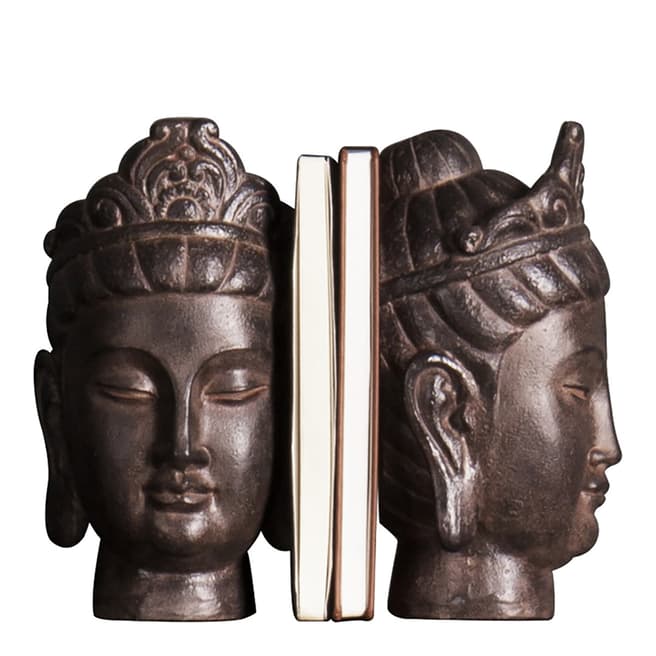 Gallery Living Bronze Sharga Buddha Bookends