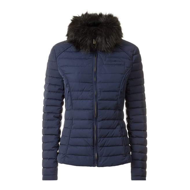 Hunter Navy Original Fitted Down Jacket