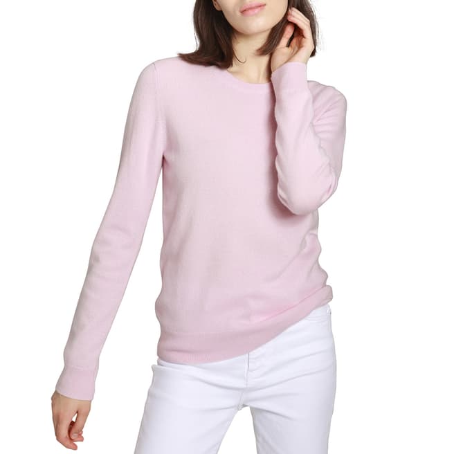 Manode Pink Cashmere Knitted Pullover