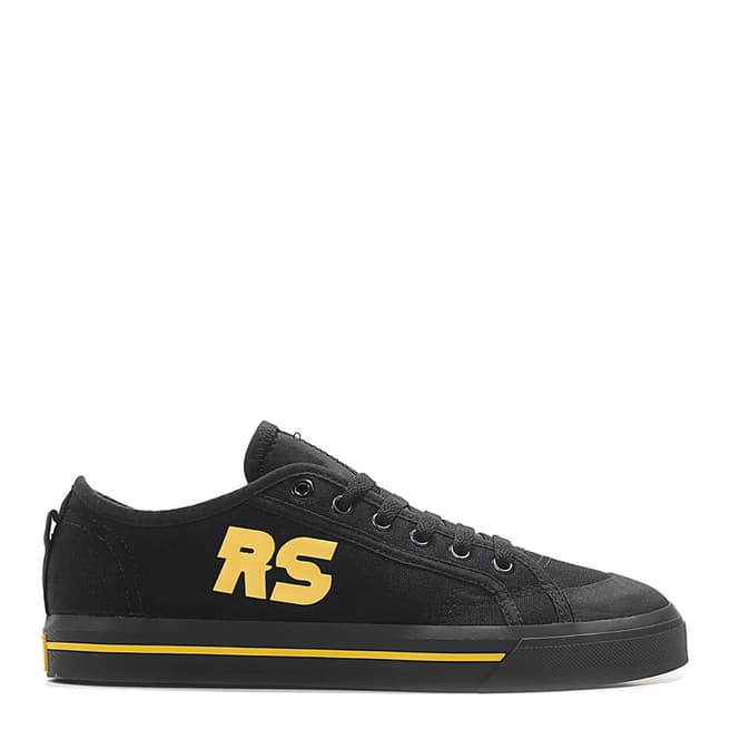 Adidas By Raf Simons Black Yellow Raf Simons Spirit Low Sneakers