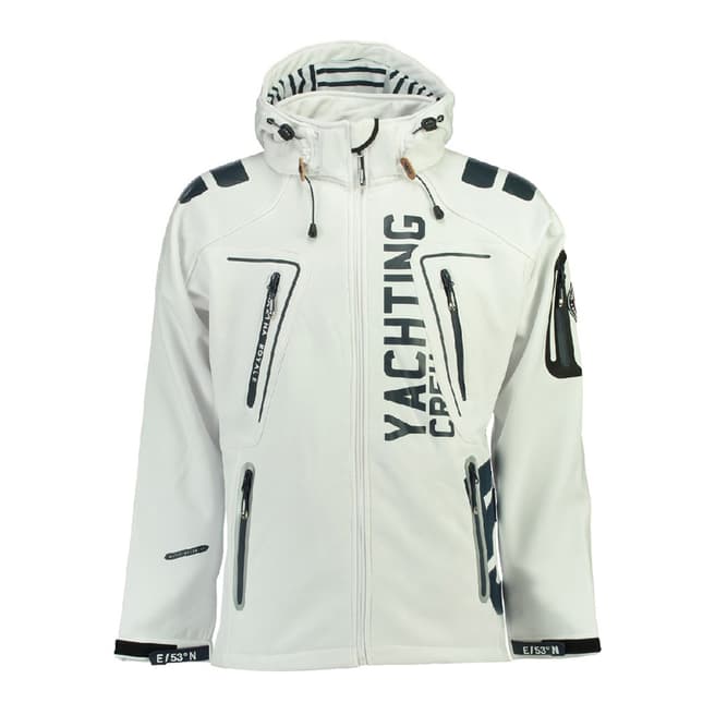 Geographical Norway Boy's Toublerona White Hooded Coat