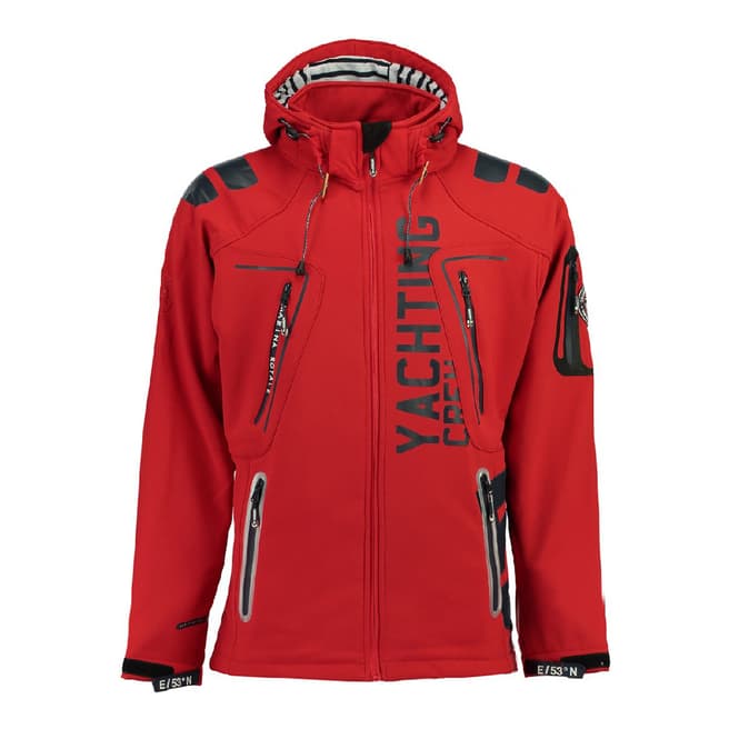 Geographical Norway Boy's Toublerona Red Hooded Coat