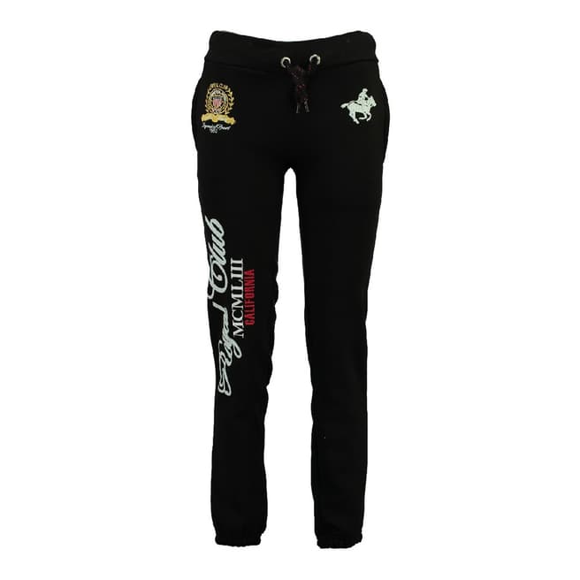 Geographical Norway Girl's Manille Black Joggers