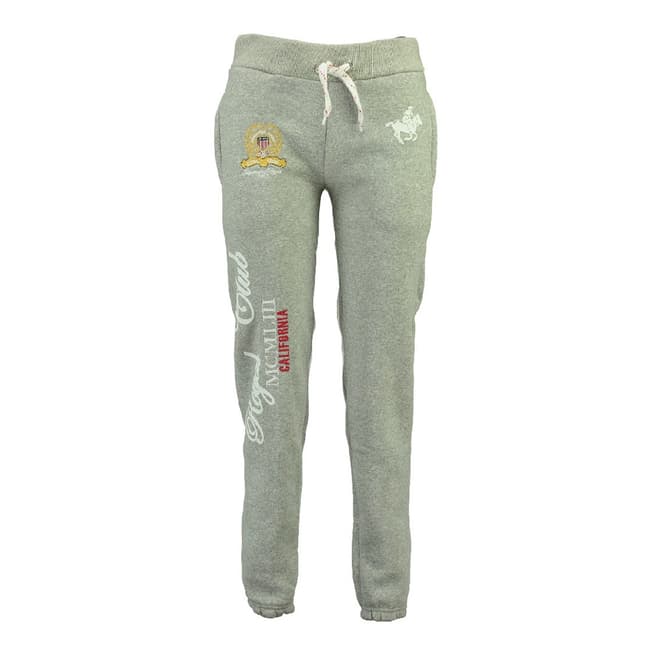 Geographical Norway Girl's Manille Blended Grey Joggers