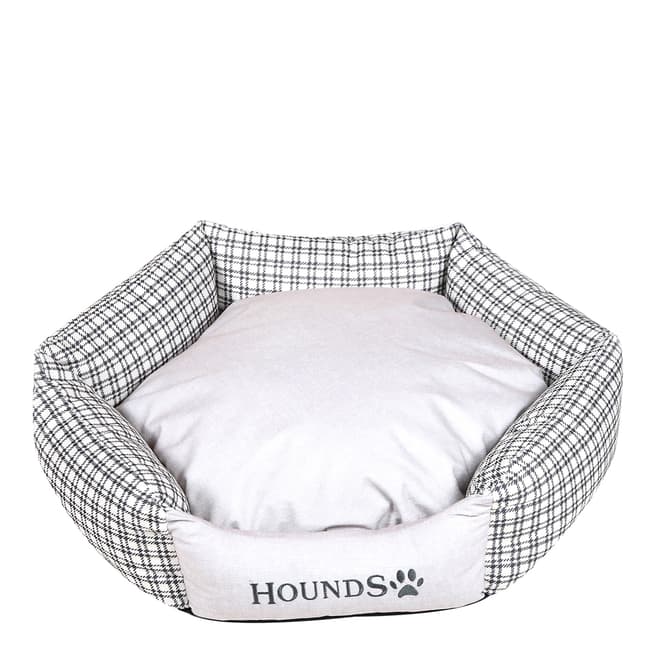 Hounds Grey Hexagonal Dog Bed 94x20x12cm