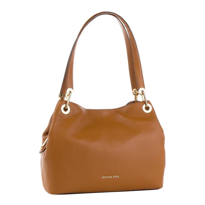 Michael Kors Brown Leather Shoulder Bag