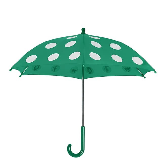 Hunter Kids Green Highland Polka Dot Surprise Umbrella