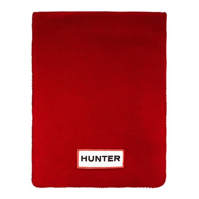 Hunter Little Kids Red Original Fleece Scarf