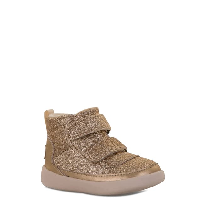 UGG Toddler Gold Pritchard Sparkles Sneakers