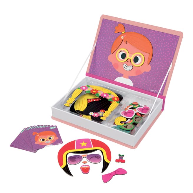 Janod Girls Crazy Face Magnetic Book