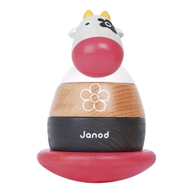 Janod Zigolos Cow Roly Poly Toy
