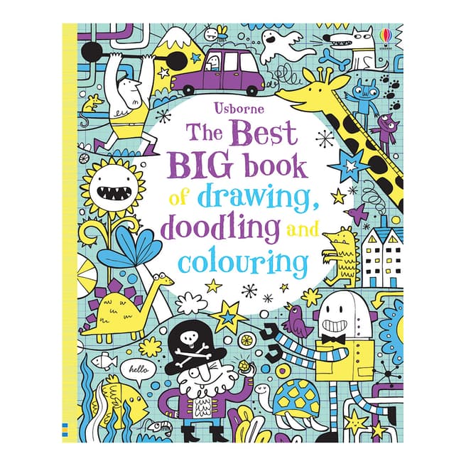 Usborne Books The Best Big Book Of Drawing Doodling and Colouring Book