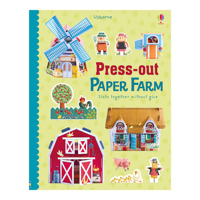 Usborne Books Press Out Paper Farm Book