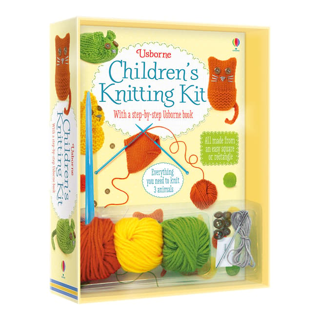 Usborne Books Childrens Knitting Kit Book
