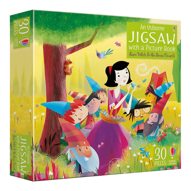 Usborne Books Snow White and the Seven Dwarfs Picture Book and Jigsaw