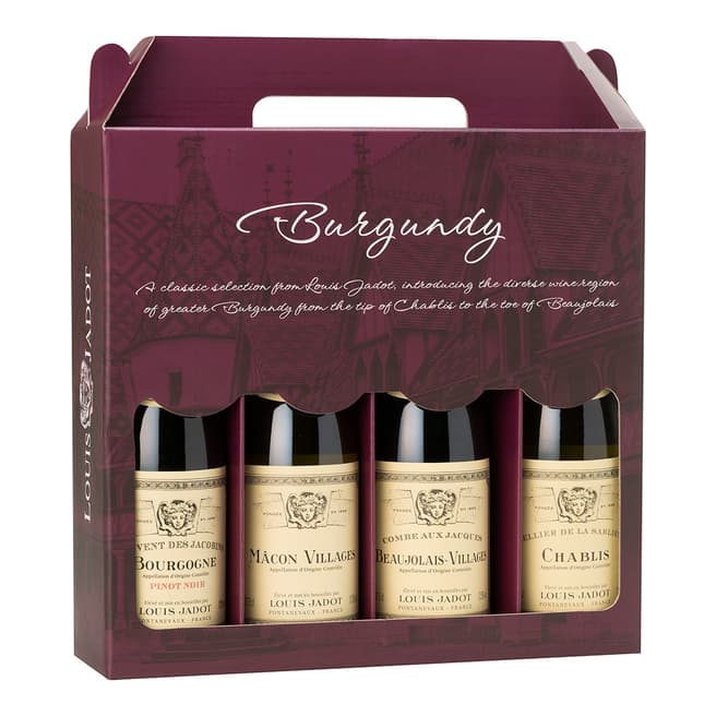 Christmas Wine Event Mixed Red & White Burgundy 4x37.5cl Gift Pack