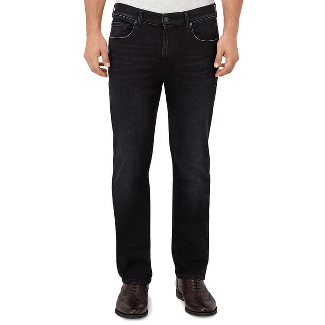 7 For All Mankind Black Slimmy Stretch Jeans