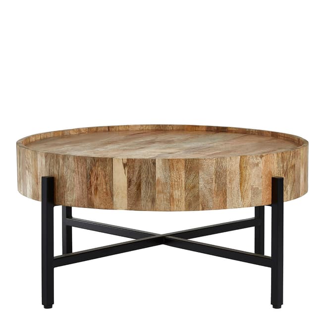 Premier Housewares Crest Mango Wood Coffee Table