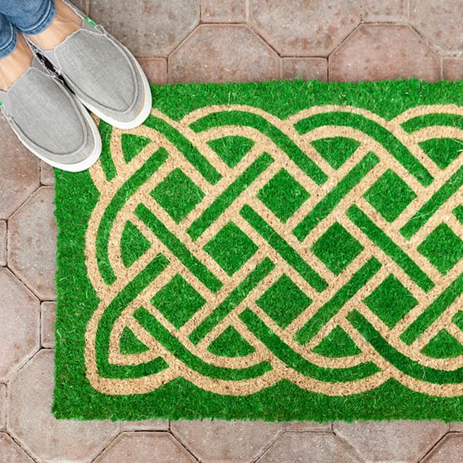 Entryways Labyrinth Coir Doormat