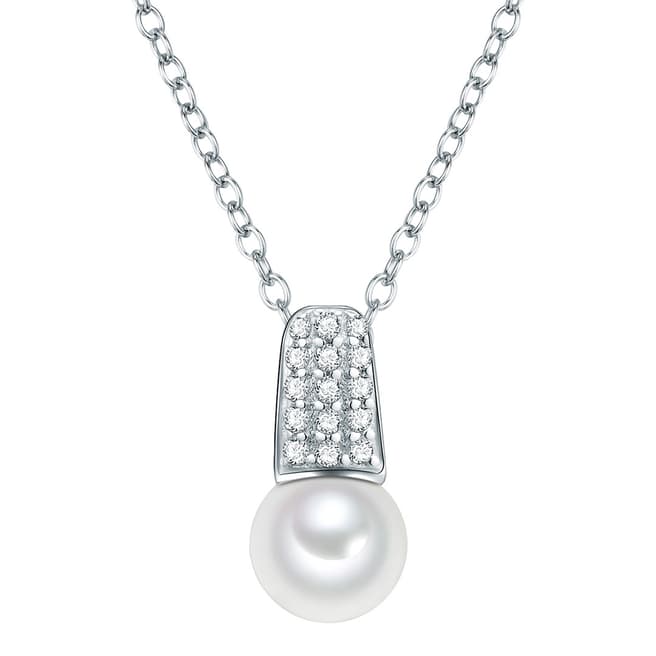 The Pacific Pearl Company Sterling Silver Fresh Water Cultured Pearl Necklace