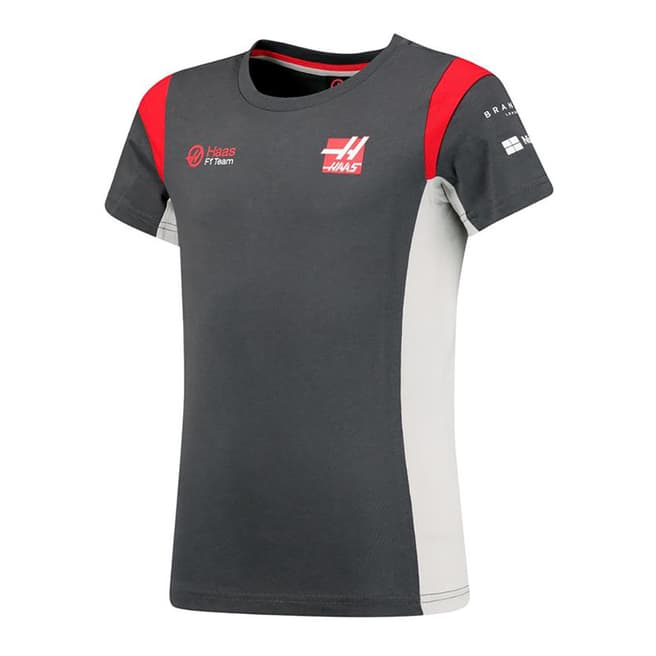 Haas F1 Team Haas Formula 1 Grey T Shirt
