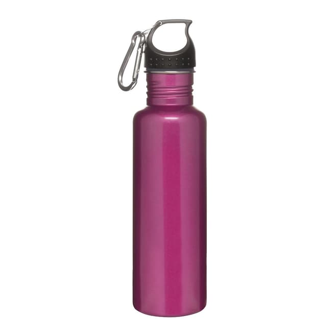 Sagaform Sports Bottle With Hook, Pink