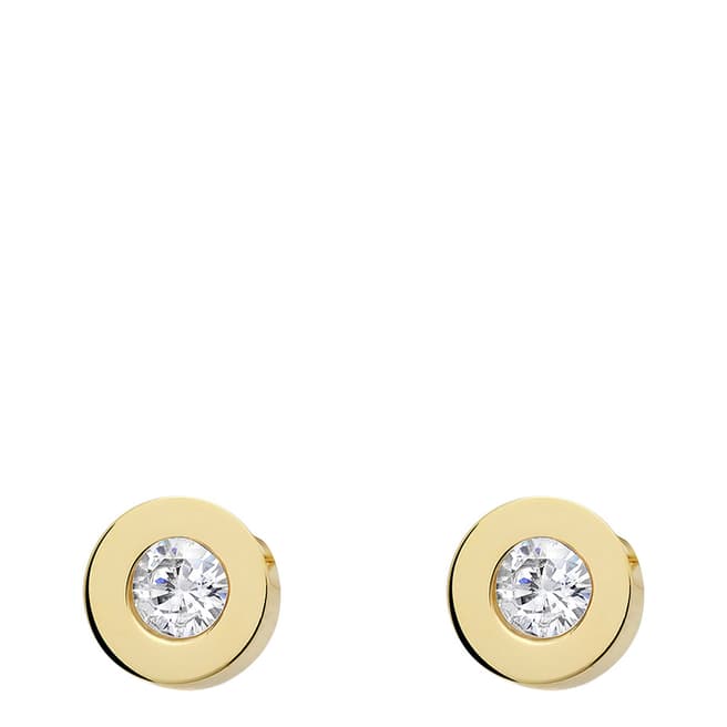 Chloe Collection by Liv Oliver Gold Plated Crystal Earrings