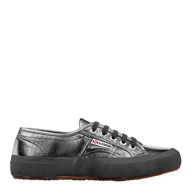 Superga Grey Black Metallic 2750 Sneakers